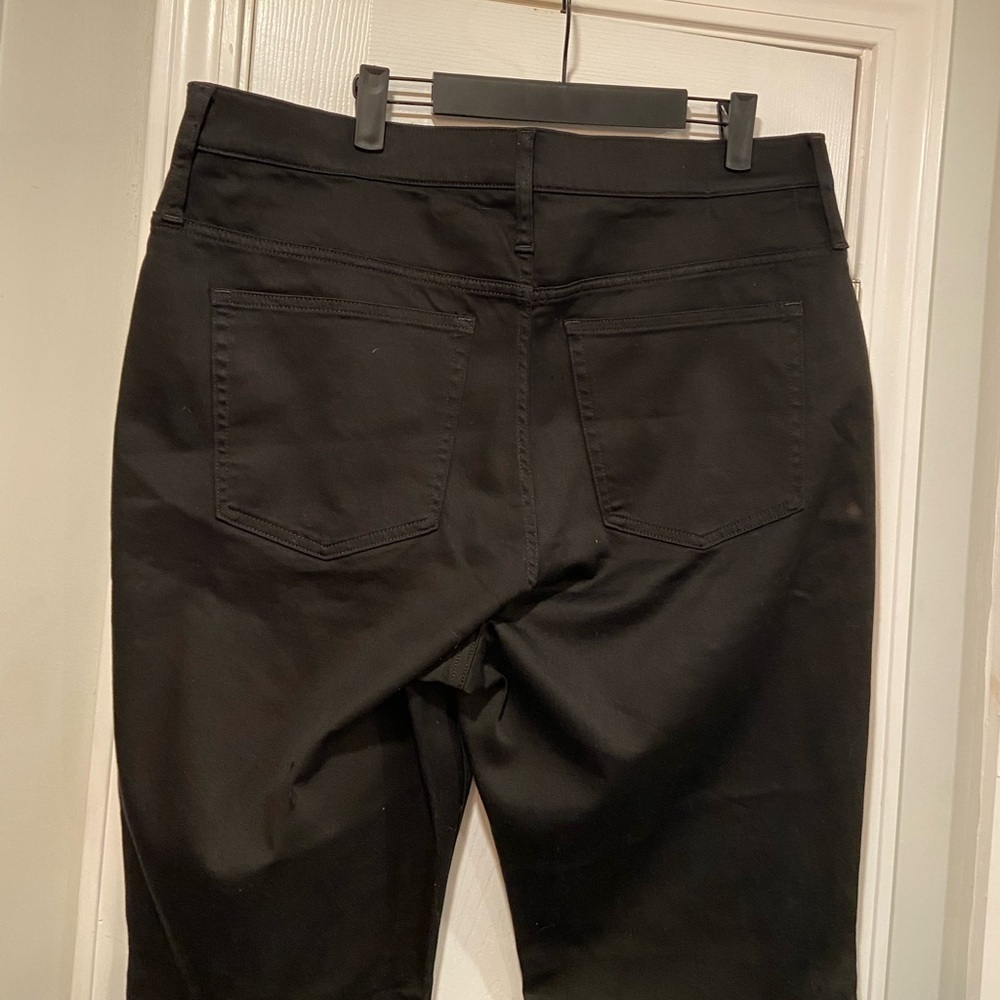 NWT J. Crew Size 34 Black Denim 03 Bootcut Jeans Stretch Cotton Pockets - Picture 5 of 10